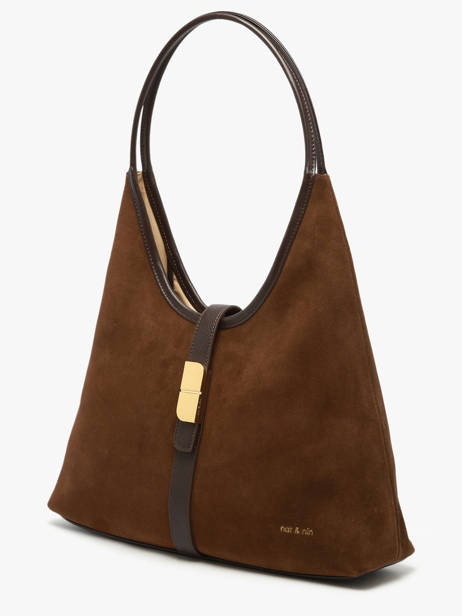 Shoulder Bag Vintage Leather Nat et nin Brown vintage ROMEO other view 1