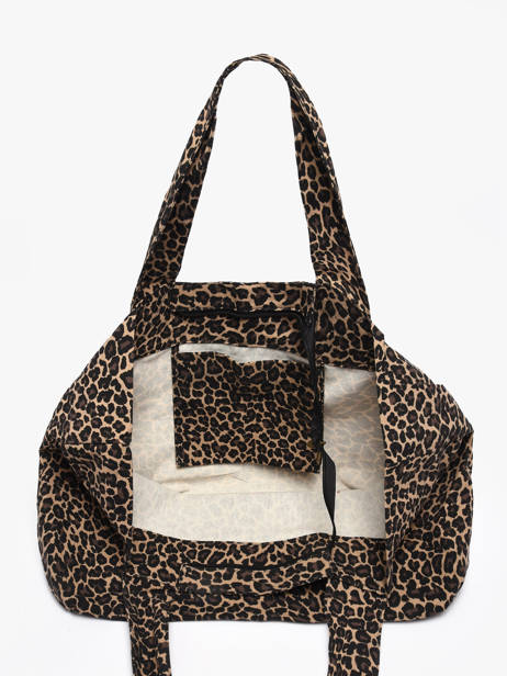 Shoulder Bag Leopard Cotton Miniprix Beige leopard L other view 2