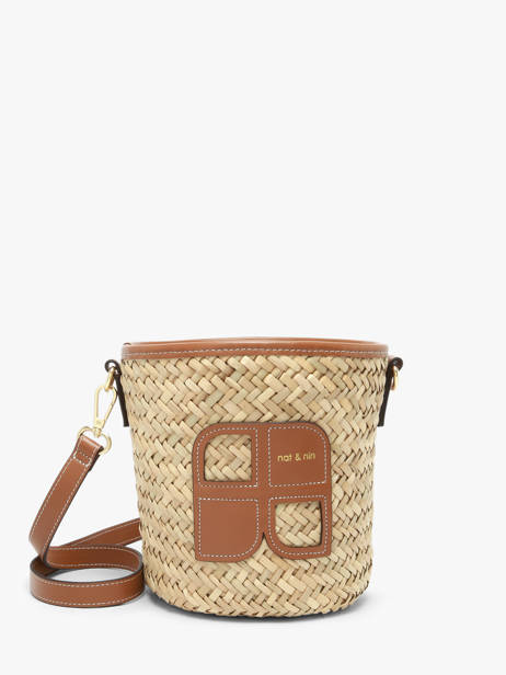 Crossbody Bag Paille Nat et nin Beige paille PL