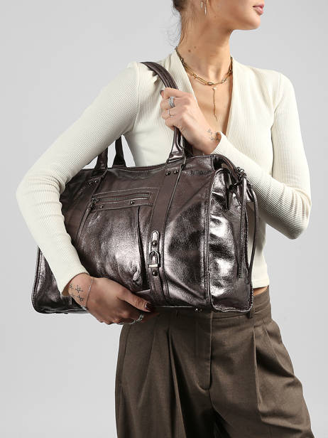 A4 Size Shoulder Bag Format A4 Gallantry Silver format a4 5C other view 1