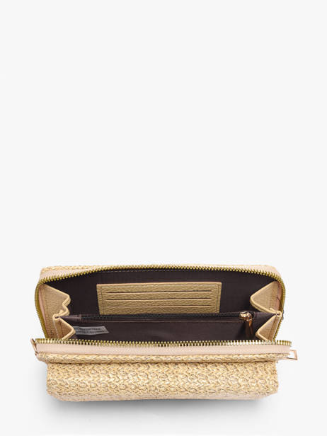 Ccrossbody Wallet Miniprix Beige raphia 1460 other view 1