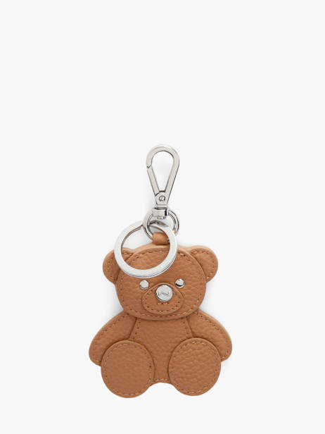 Leather Teddy Keychain Nathan baume Brown original n 100801N