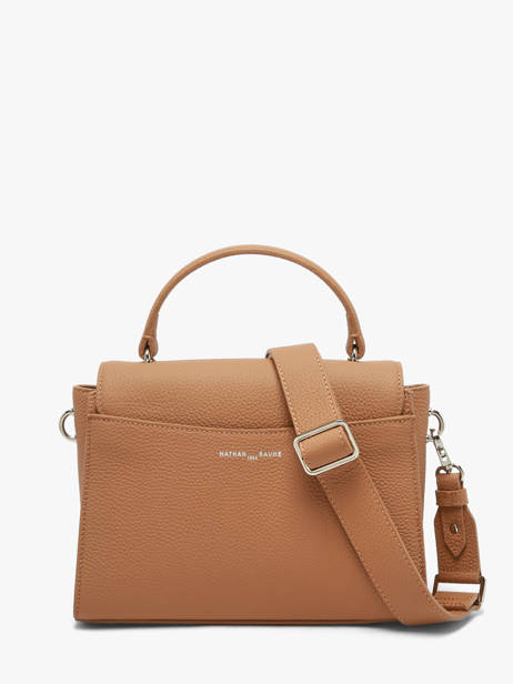 Sac Bandoulière Charlene Cuir Nathan baume Marron event 9 vue secondaire 5