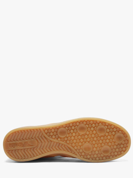 Sneakers In Leather Gola Orange men CMB735UH other view 4
