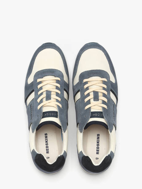 Sneakers In Leather Redskins Blue men AFFAIRI3 other view 3