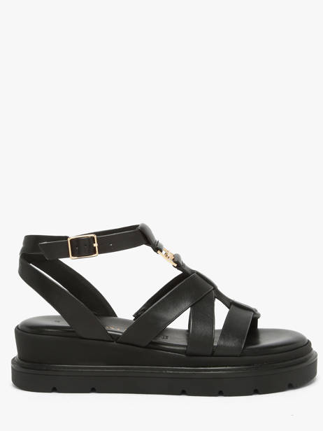 Sandales En Cuir Tamaris Noir accessoires 46