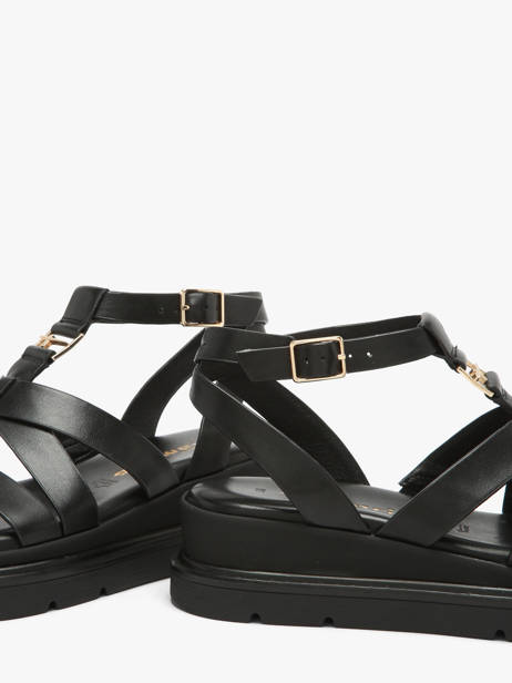 Sandales En Cuir Tamaris Noir accessoires 46 vue secondaire 2