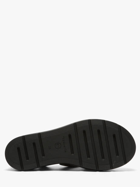 Sandales En Cuir Tamaris Noir accessoires 46 vue secondaire 4