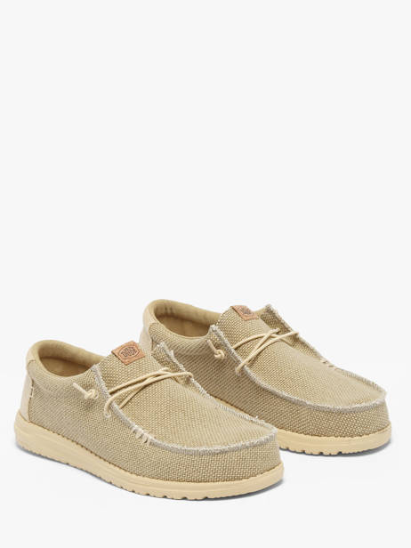 Moccasins Wally Braided Hey dude Gray men 40003 other view 2