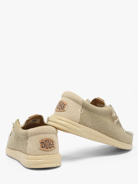 Moccasins Wally Braided Hey dude Gray men 40003 other view 3