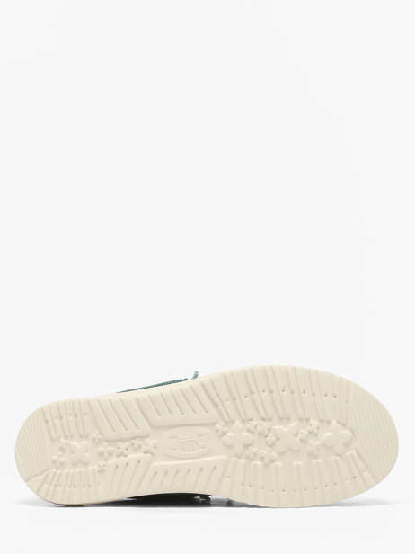 Mocassins Wally Braided Hey dude Vert men 40003 vue secondaire 5