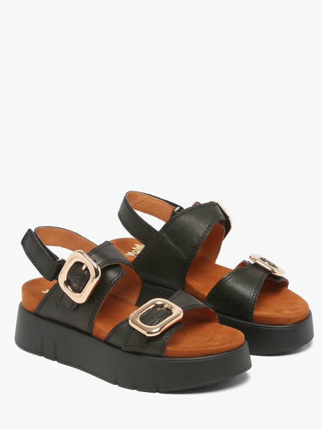 Sandales En Cuir Mam'zelle Noir accessoires CSGNQ06 vue secondaire 1