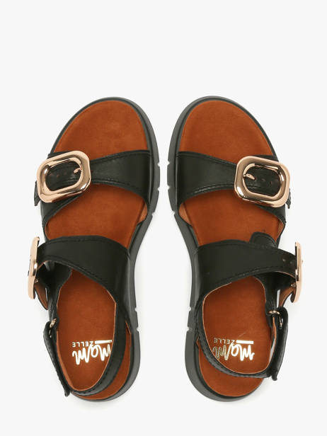 Sandales En Cuir Mam'zelle Noir accessoires CSGNQ06 vue secondaire 3