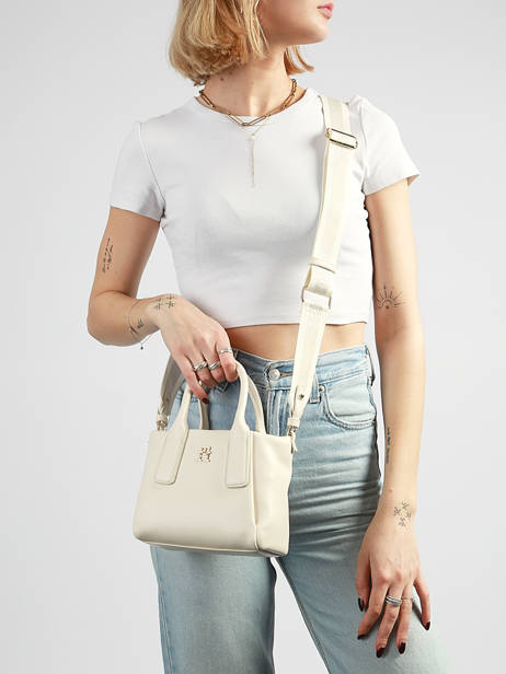Satchel Th Essential Tommy hilfiger White th essential AW18371 other view 1