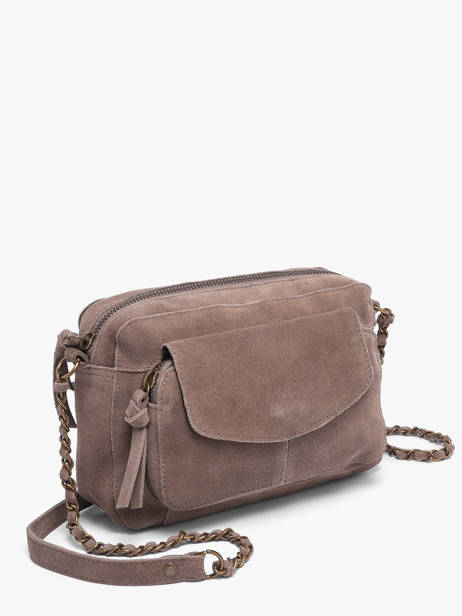 Sac Bandoulière Naina Cuir Pieces Marron naina 17100639 vue secondaire 2
