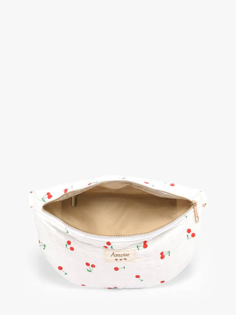 Sac Banane Miniprix Blanc amour S047 vue secondaire 1