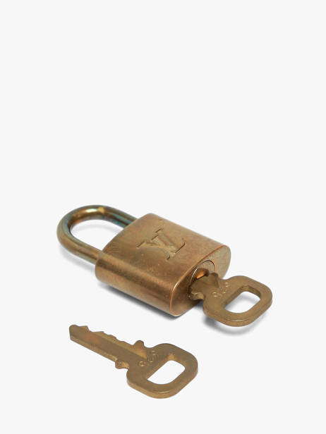 Sac Porté Main Second Life Louis vuitton Marron second life 4O756WUA vue secondaire 4