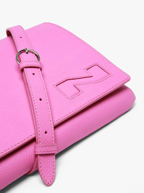 Sac Bandoulière Brugge Cuir Nathan baume Rose n city 2 vue secondaire 3