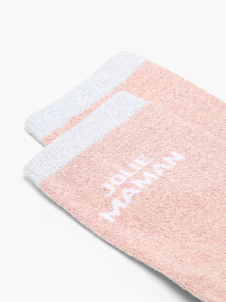 Socks Pieces Pink socks women 17168185 other view 1
