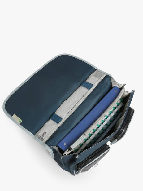 Satchel 2 Compartments Cameleon Blue vintage urban 27 other view 3