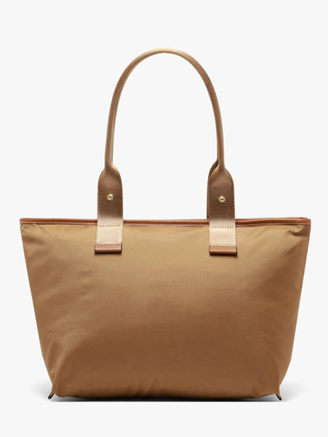 Medium Mistral Rollable Tote Bag Nylon And Leather Lancel Brown mistral A13995 other view 4