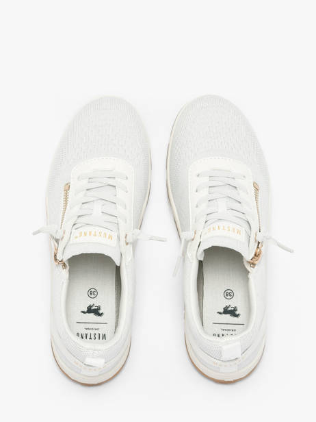 Sneakers Mustang Blanc women M0582002 vue secondaire 3