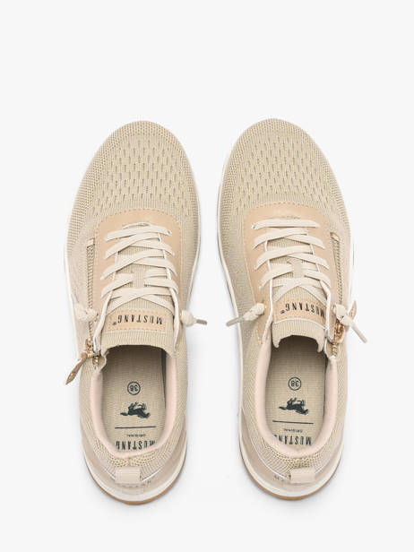 Sneakers Mustang Beige women M0582002 vue secondaire 3