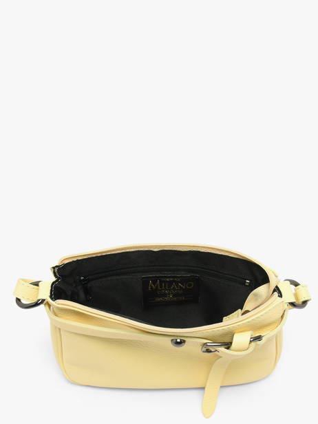 Shoulder Bag Caviar Leather Milano Yellow caviar G1421N other view 2