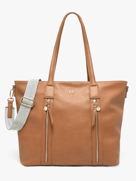 Shoulder Bag Zip Lulu castagnette Brown zip ALBIN