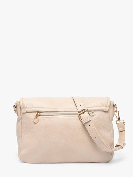 Shoulder Bag Zip Lulu castagnette Beige zip ALENA other view 4