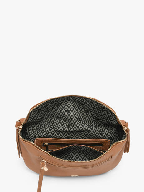 Sac Banane Lulu castagnette Marron zip YSALINE2 vue secondaire 3