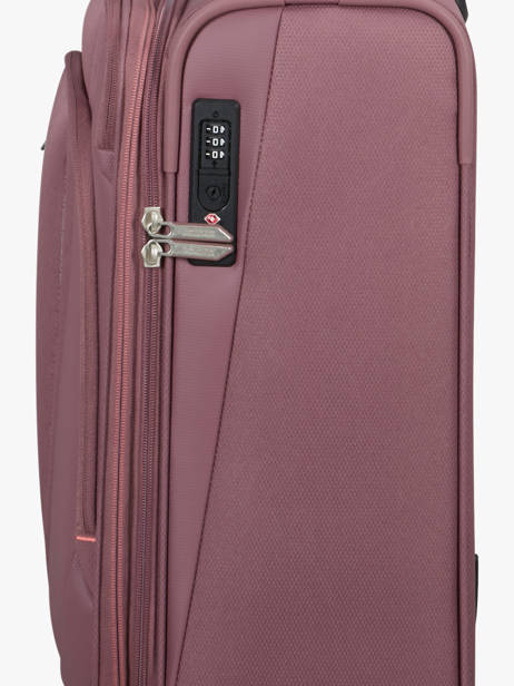 Expandable Cabin Luggage American tourister Violet wanderlite 158076 other view 1