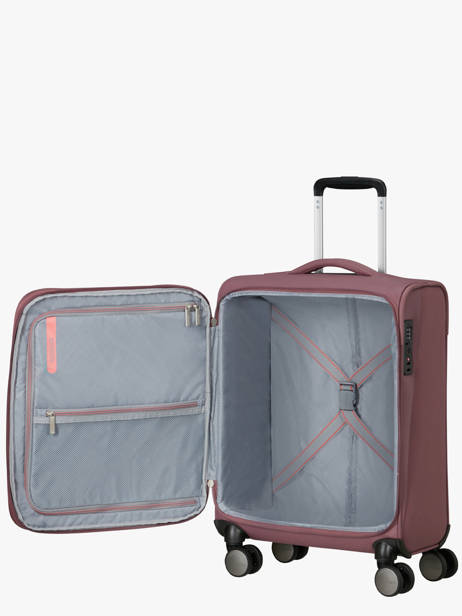 Expandable Cabin Luggage American tourister Violet wanderlite 158076 other view 3