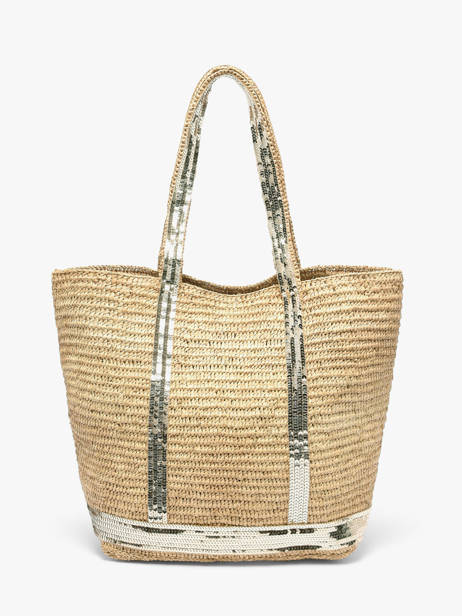 Satchel Cabas Raphia Raphia Vanessa bruno Beige cabas raphia 64V40380 other view 5