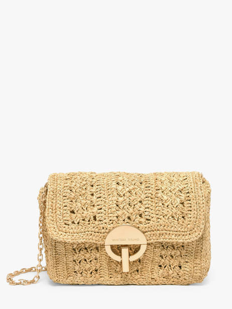 Raffia Moyen Moon Crossbody Bag Vanessa bruno Beige moon raphia 91V40533