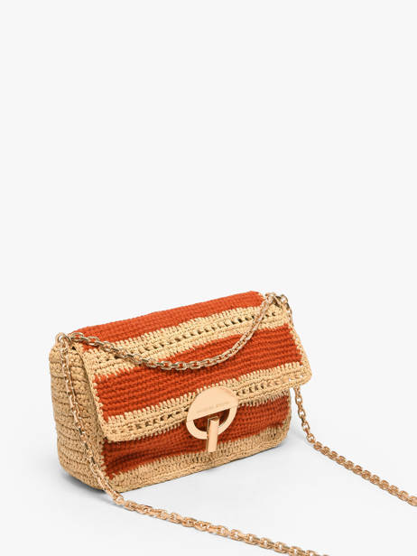Crossbody Bag Moon Raphia Raphia Vanessa bruno Red moon raphia 23V40533 other view 1
