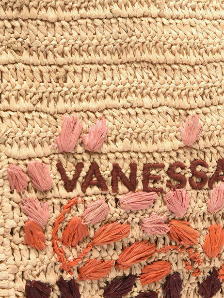 Satchel Cabas Raphia Raphia Vanessa bruno Beige cabas raphia 24V40884 other view 2