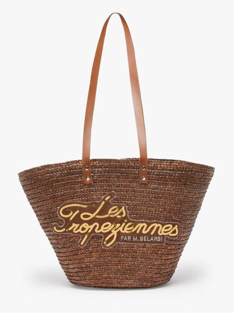 Shoulder Bag Milos Straw Les tropeziennes Brown milos TZ01