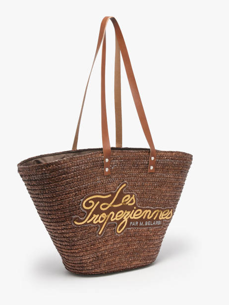 Shoulder Bag Milos Straw Les tropeziennes Brown milos TZ01 other view 2