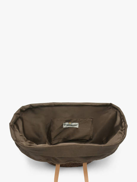 Shoulder Bag Milos Straw Les tropeziennes Brown milos TZ01 other view 3