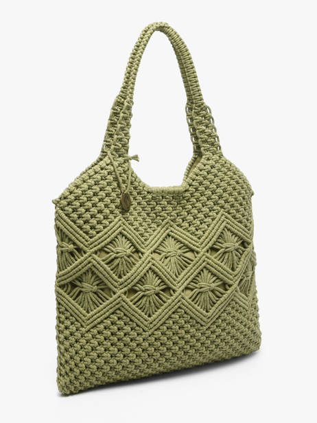 Shoulder Bag Estival Cotton Le voyage en panier Green estival PM941 other view 2