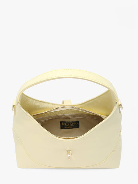 Crossbody Bag Caviar Leather Milano Yellow caviar CA26022 other view 2