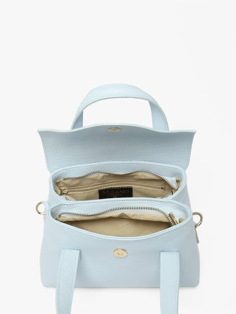 Sac à Main Caviar Cuir Milano Bleu caviar CA26021 vue secondaire 3