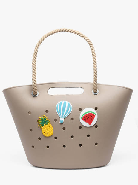 Sac Porté épaule Tutti Frutti Le voyage en panier Beige tutti frutti PM986