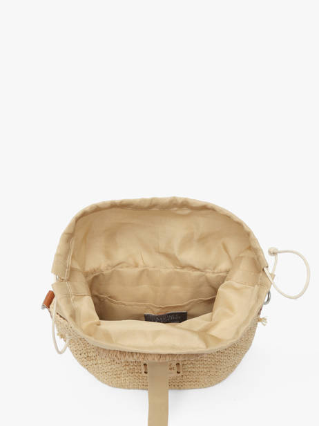 Satchel L'atelier Du Crochet Raphia Le voyage en panier Beige l'atelier du crochet AM831 other view 3