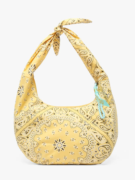 Shoulder Bag Bandana Cotton Le voyage en panier Yellow bandana PM970 other view 4
