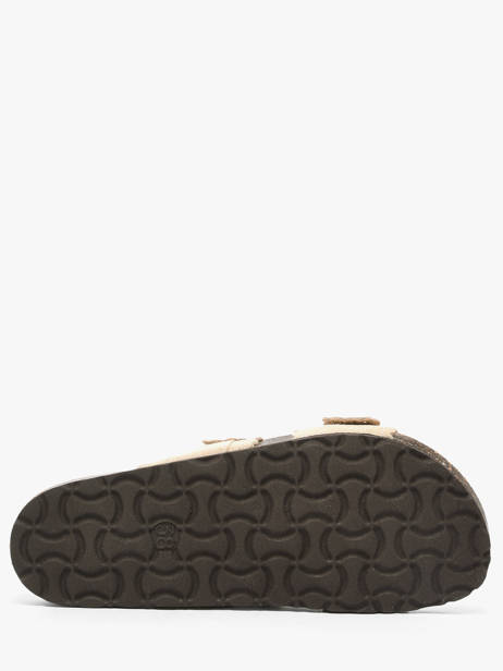 Mules Avec Brides En Cuir Semerdjian Beige accessoires ARIANNA vue secondaire 4