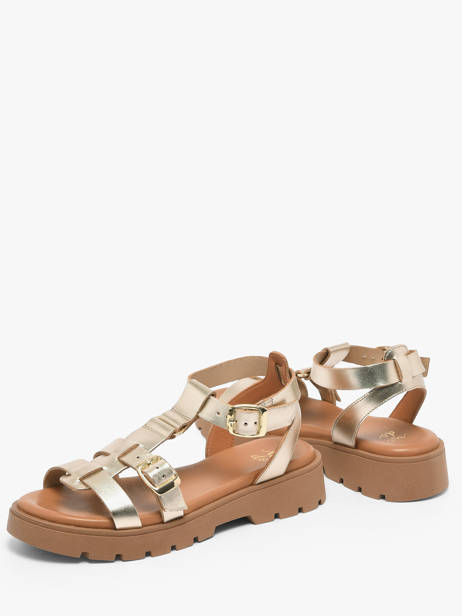 Sandals In Leather We do Gold women 45710A05 other view 2