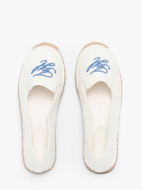 Espadrilles En Cuir Tommy hilfiger Blanc women 9240YBL vue secondaire 3