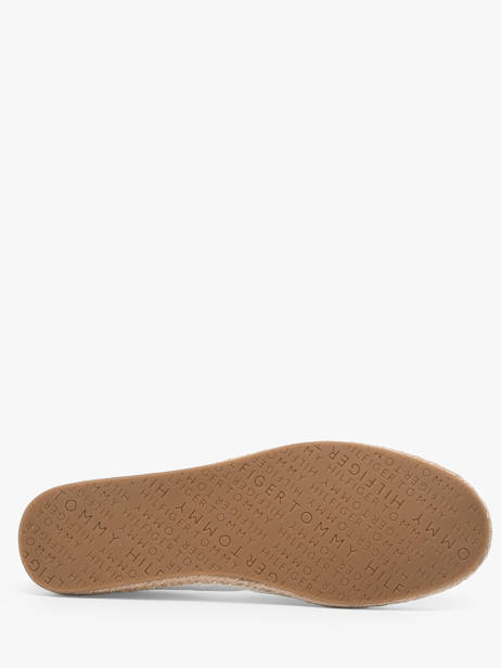 Espadrilles En Cuir Tommy hilfiger Blanc women 9240YBL vue secondaire 4